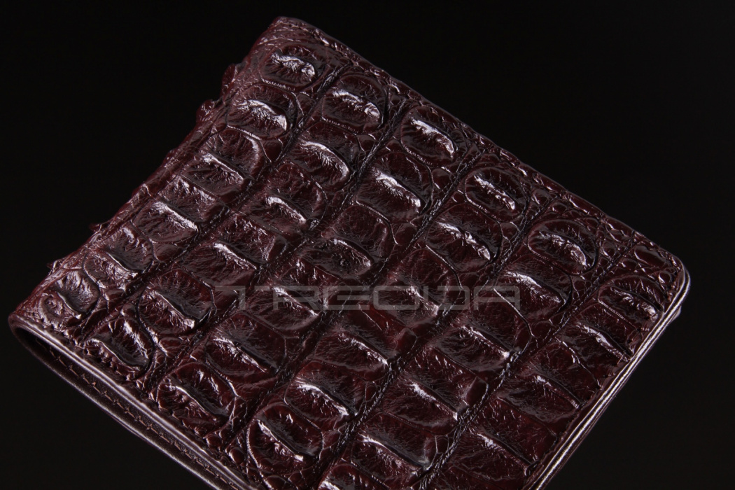 Бумажник из кожи крокодила